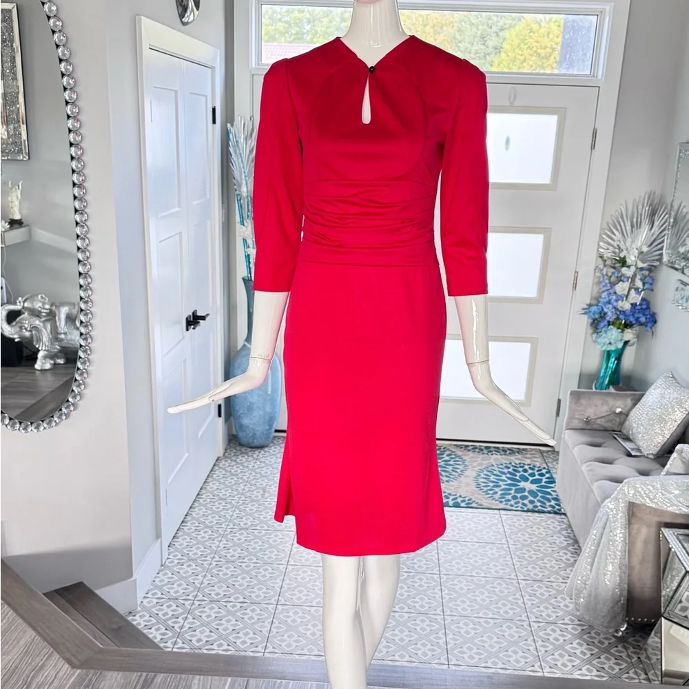 NWOT ❤️ Elegant Red Women's Dress - Picture 1 of 16